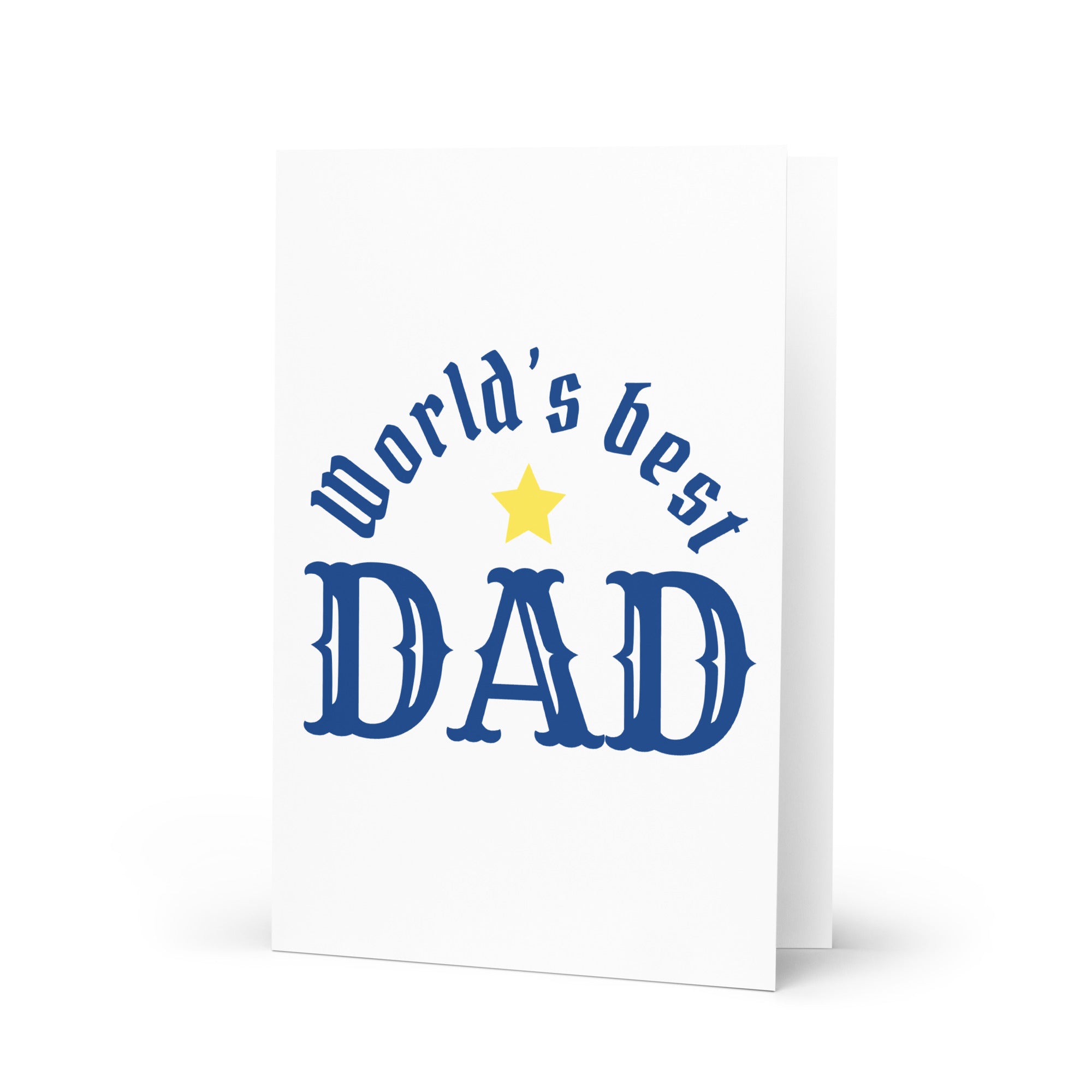 World's Best Dad Greeting card