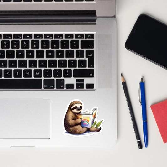 Cozy Sloth Bubble-free stickers