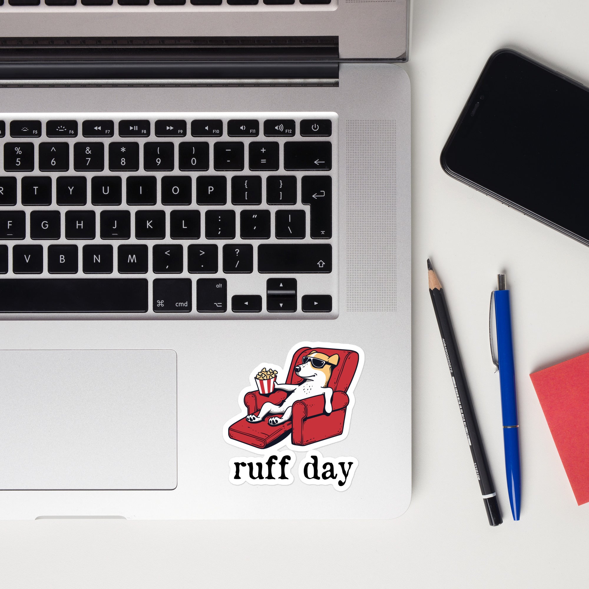 Ruff Day Bubble-free stickers