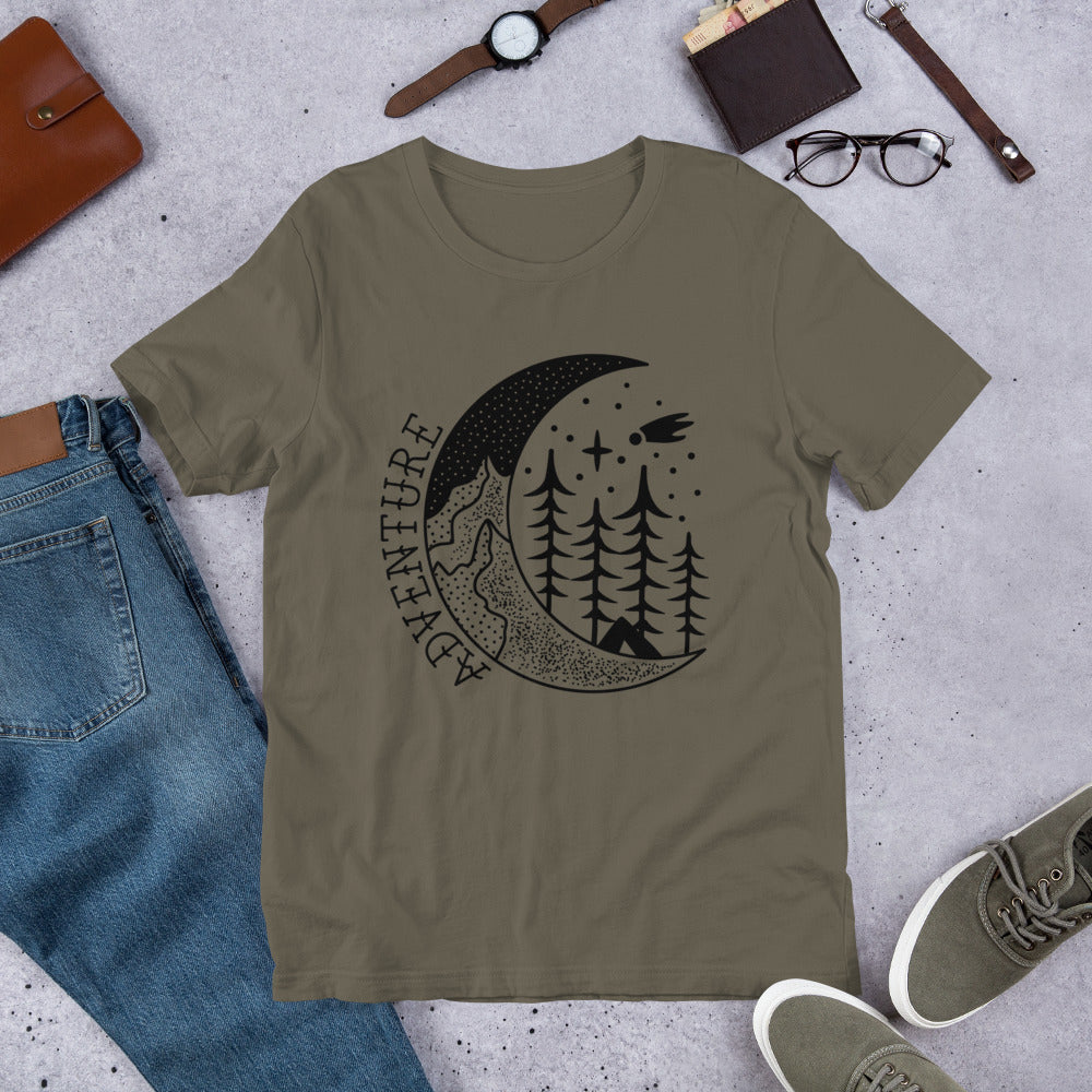 Adventure Moon Unisex t-shirt