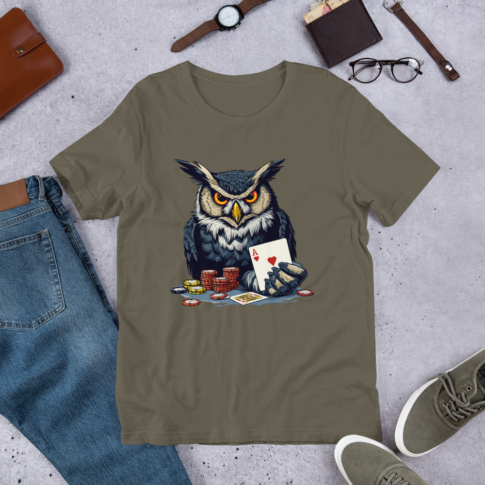 Black Jack Owl Unisex t-shirt