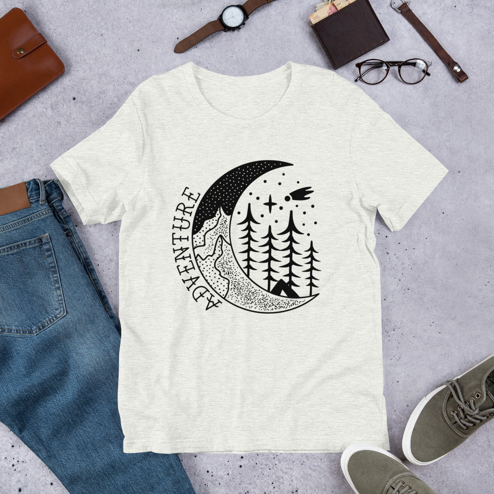 Adventure Moon Unisex t-shirt