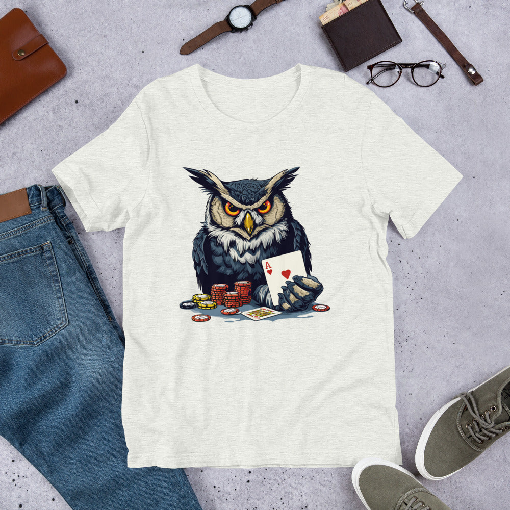 Black Jack Owl Unisex t-shirt