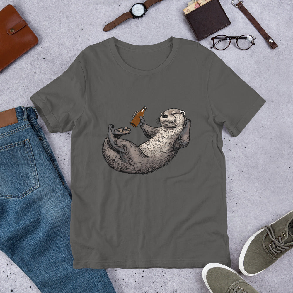 Otter Relaxation Unisex t-shirt