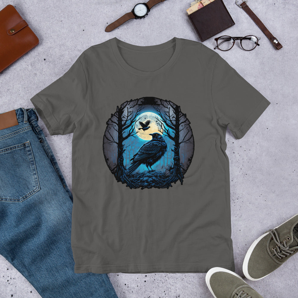 Aqua Moon Raven Unisex t-shirt