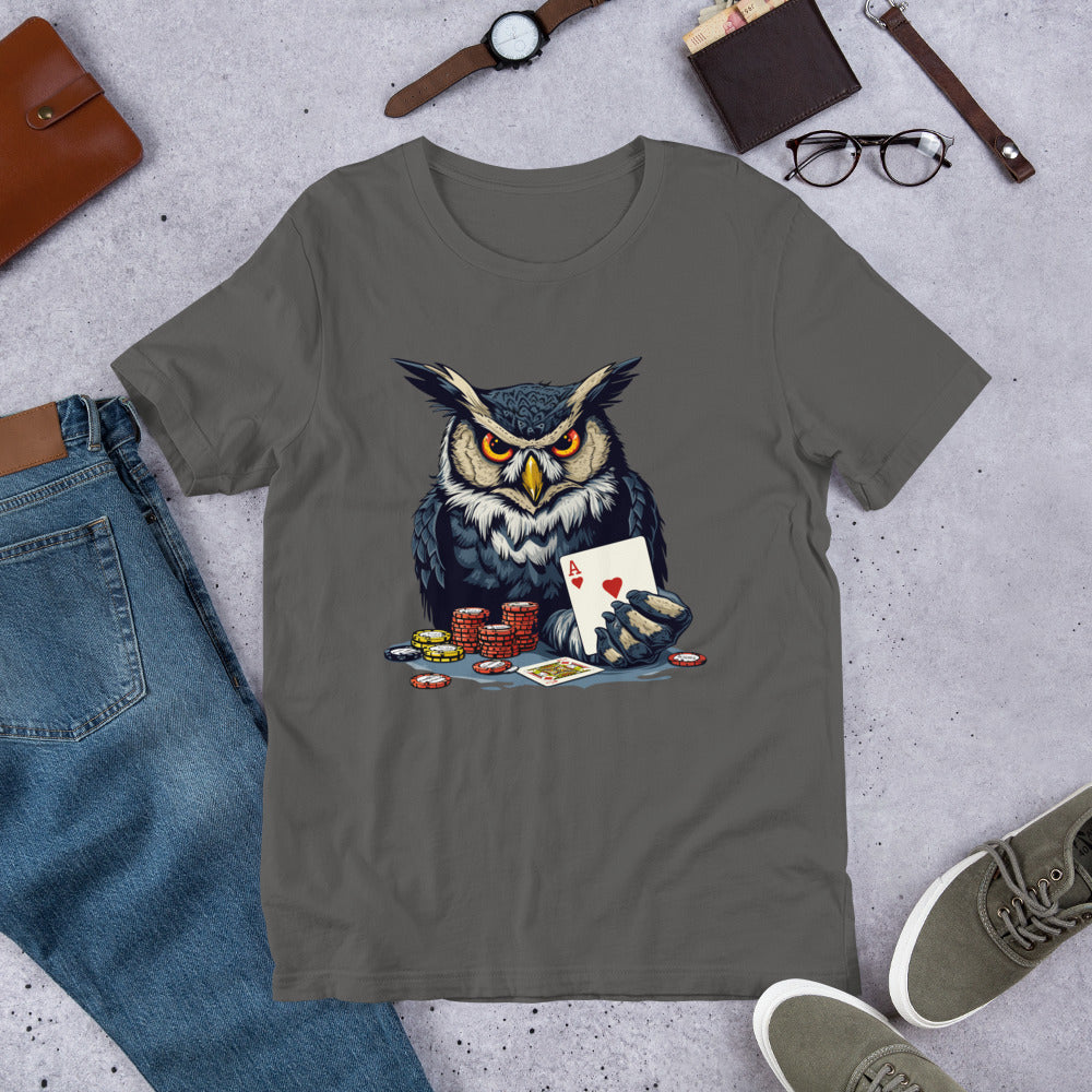 Black Jack Owl Unisex t-shirt