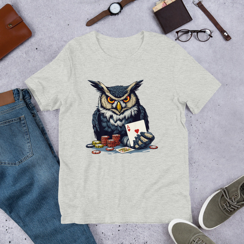 Black Jack Owl Unisex t-shirt