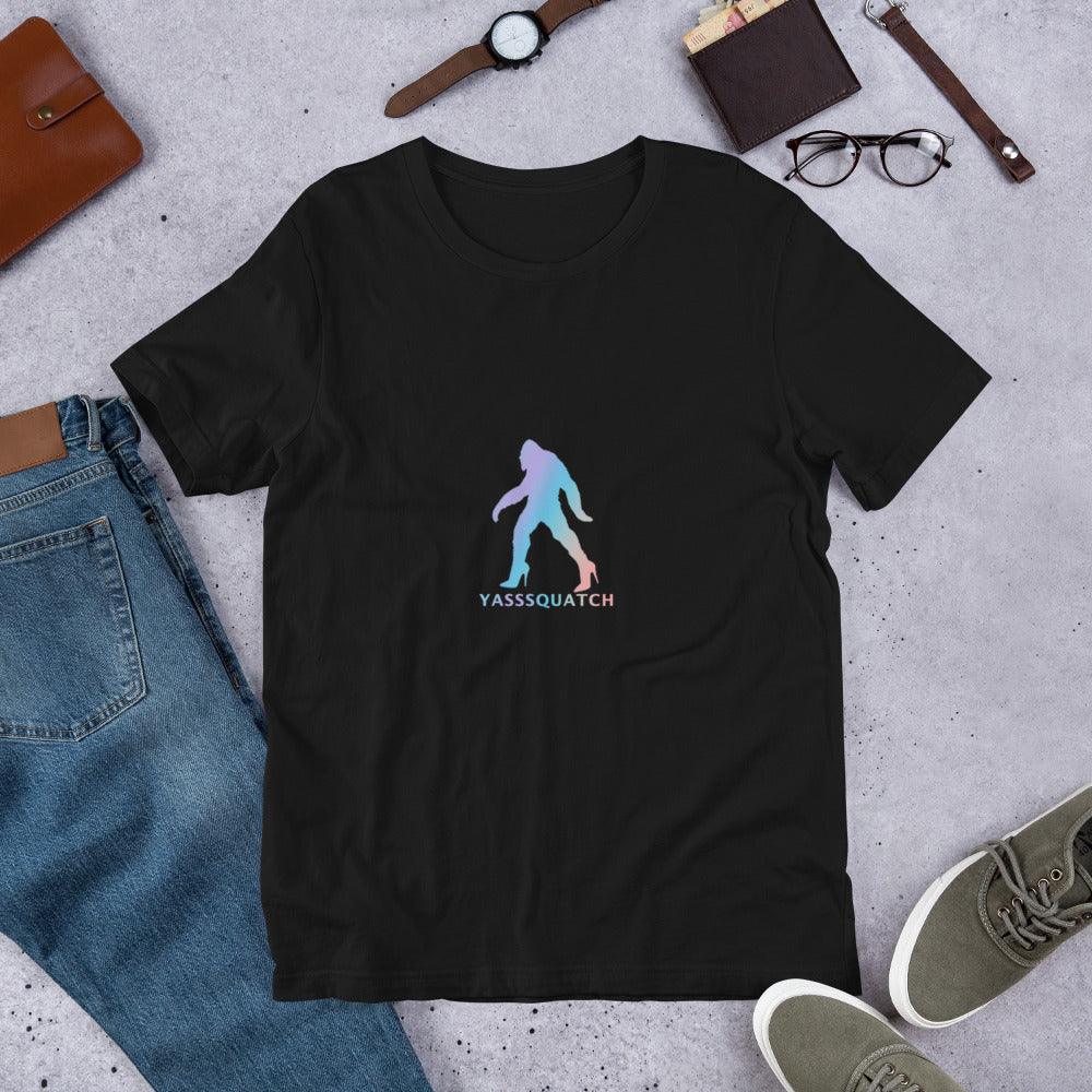 Yasssquatch Unisex t-shirt