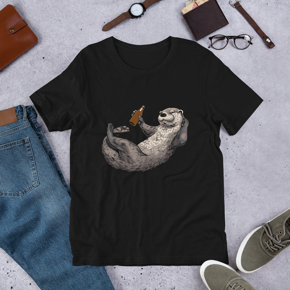 Otter Relaxation Unisex t-shirt