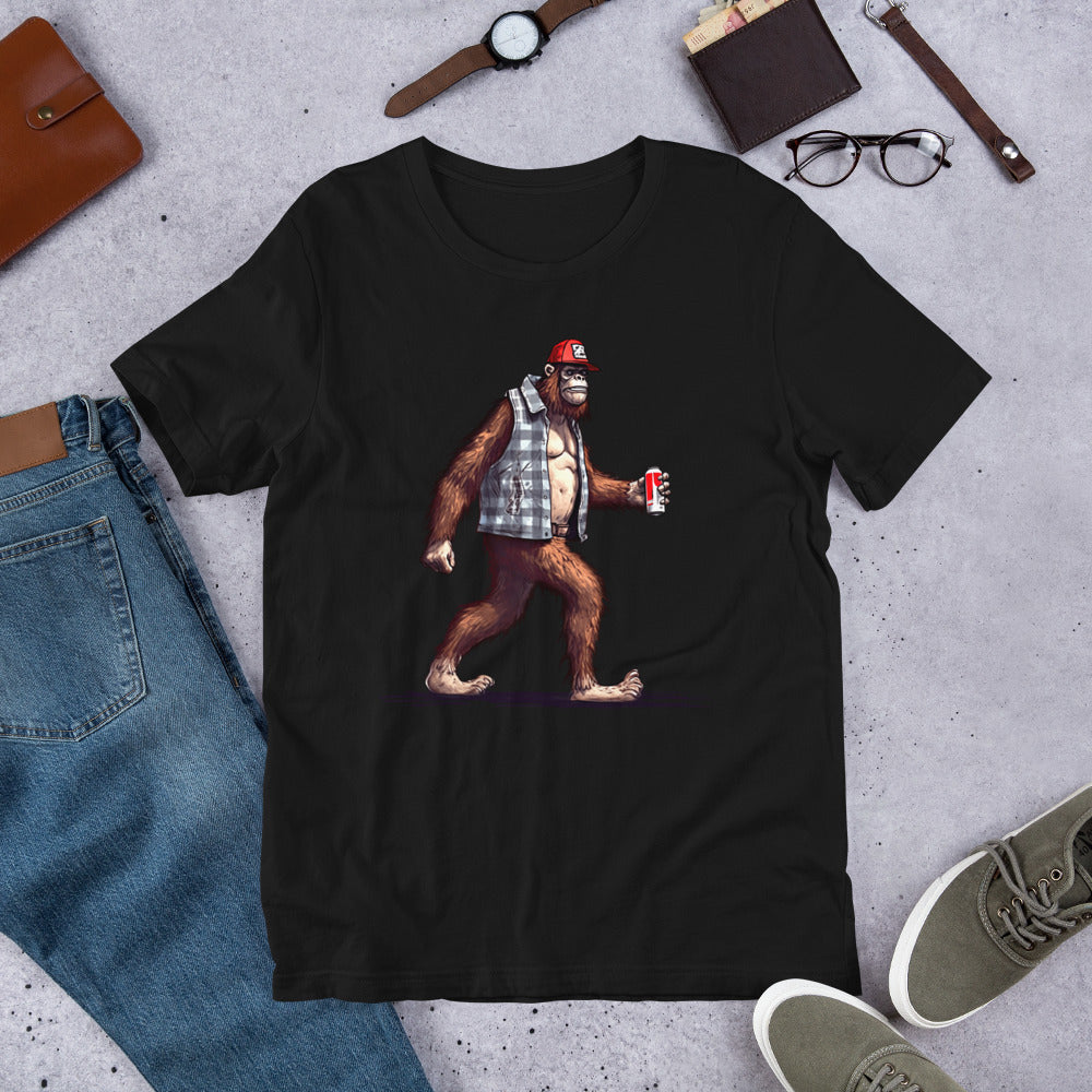 Big Foot Stroll Unisex t-shirt