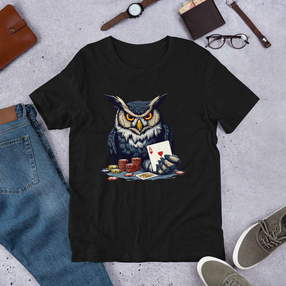 Black Jack Owl Unisex t-shirt