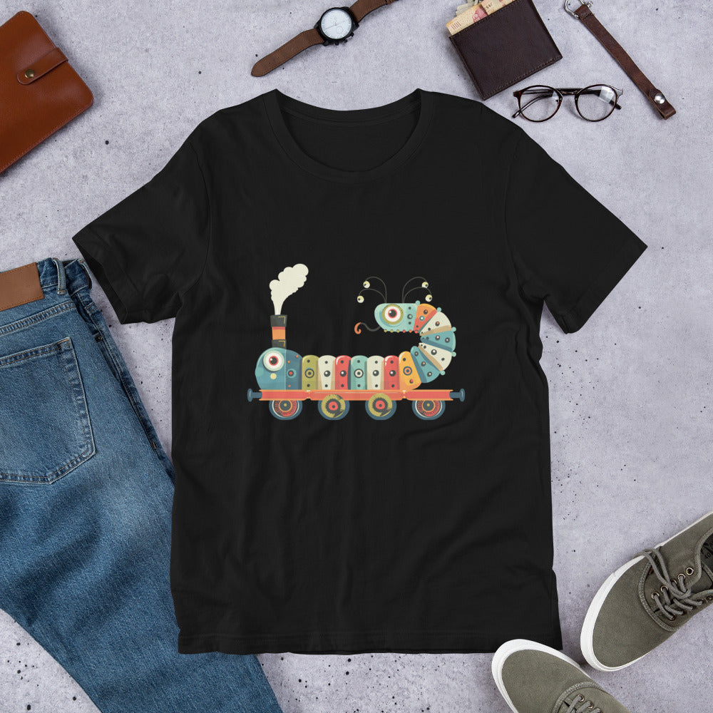 Caterpillar Locomotive Adventure Unisex t-shirt