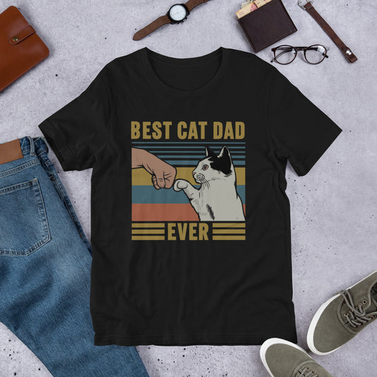 Best Cat Dad Ever Unisex t-shirt