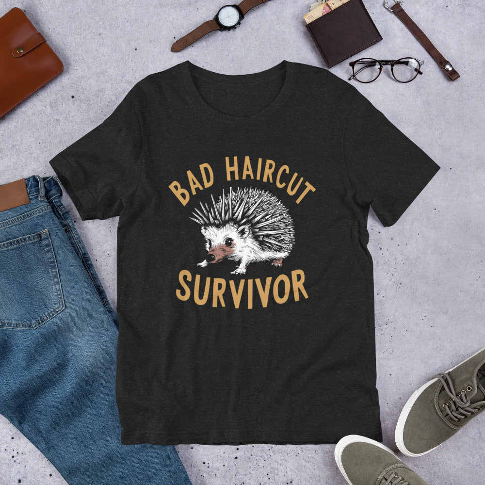 Bad Haircut Survivor Unisex t-shirt