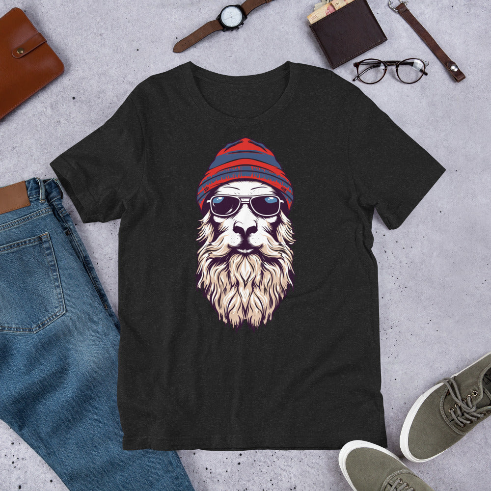 Beanie Llama Dreams Unisex t-shirt