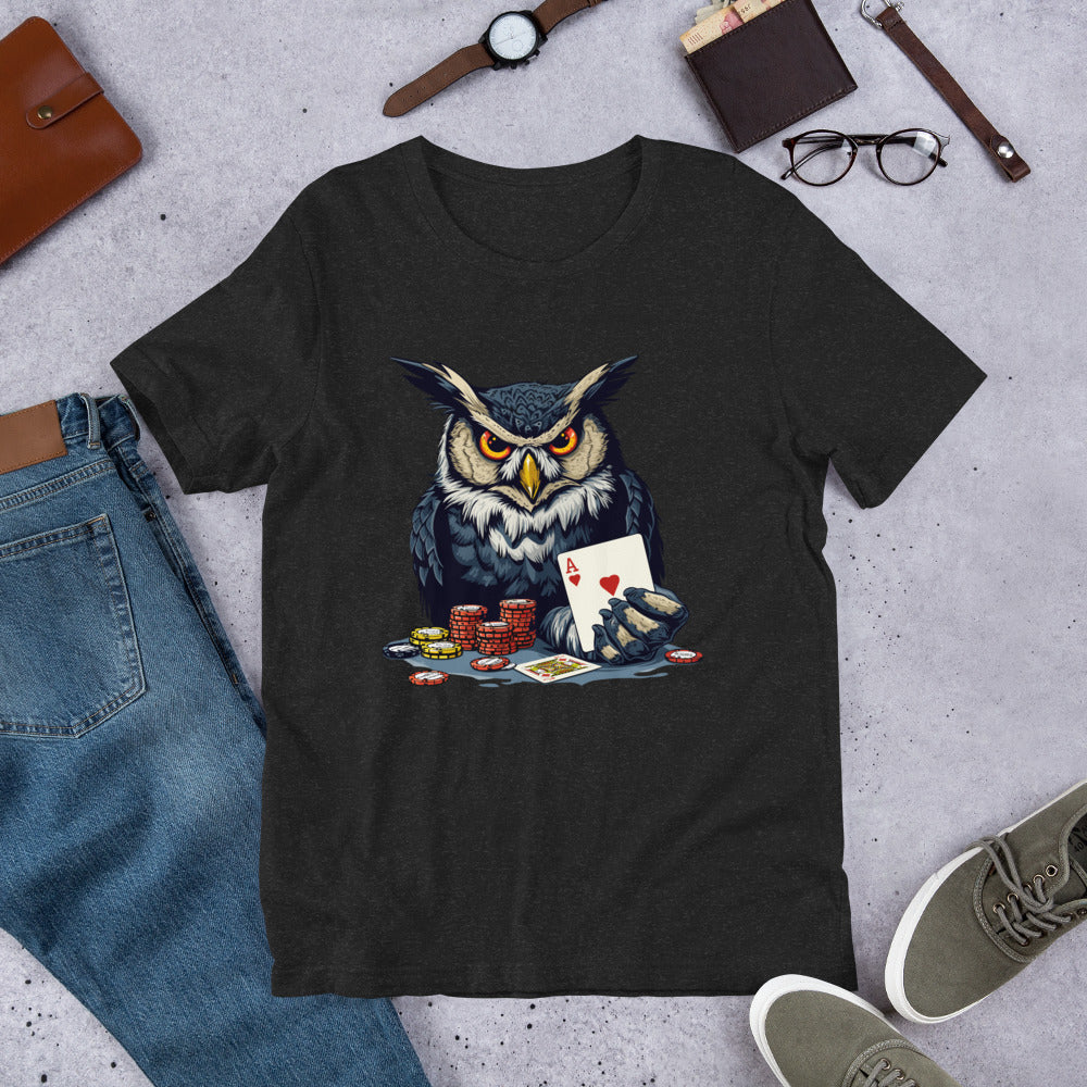 Black Jack Owl Unisex t-shirt