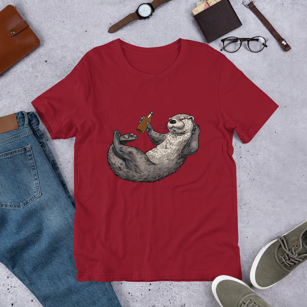 Otter Relaxation Unisex t-shirt