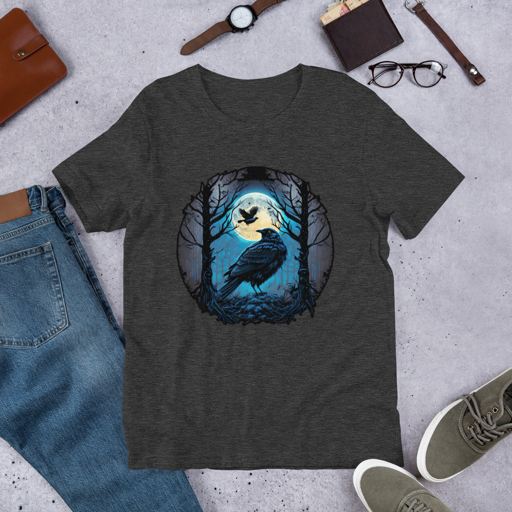 Aqua Moon Raven Unisex t-shirt