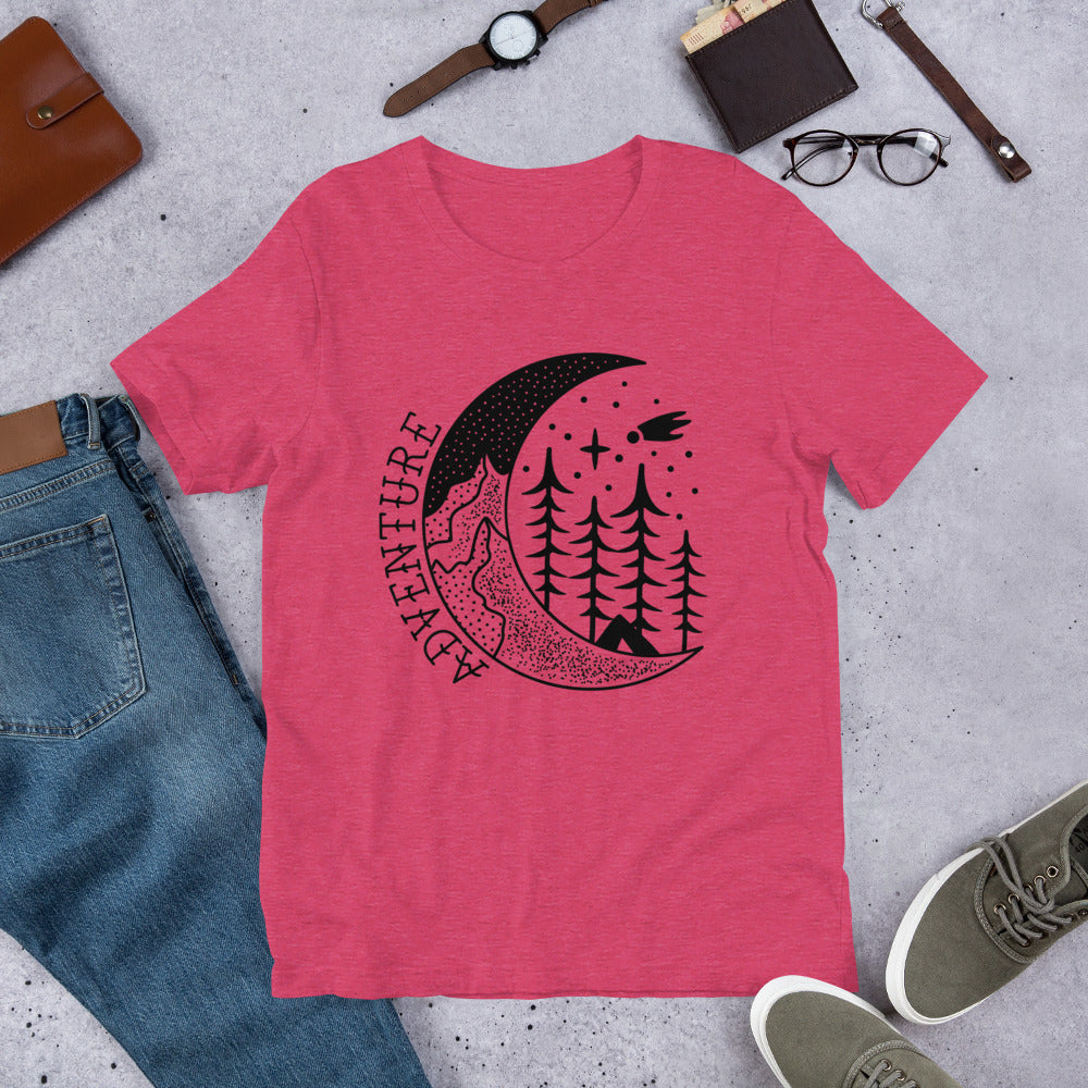 Adventure Moon Unisex t-shirt