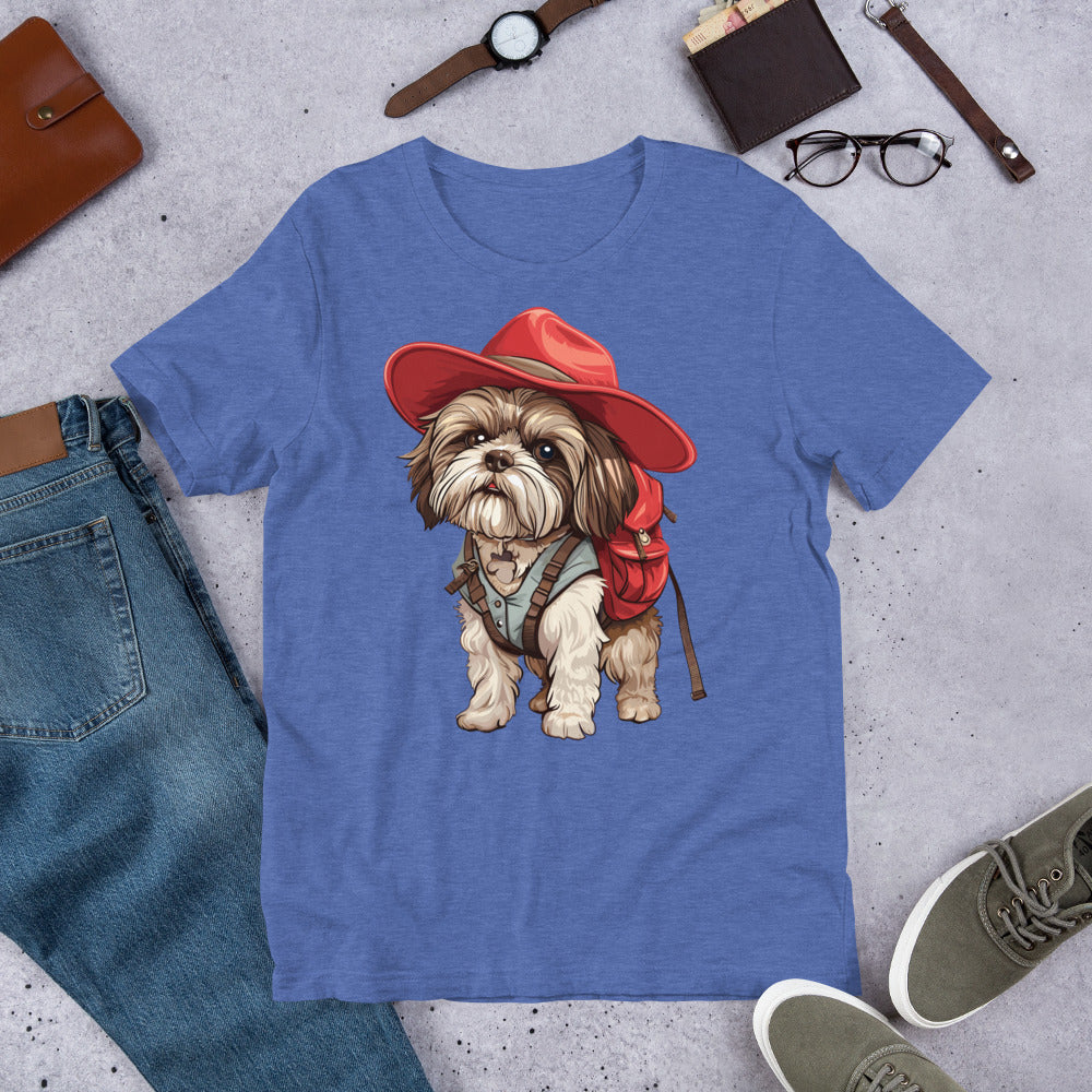 Adventurous Canine Explorer Unisex t-shirt