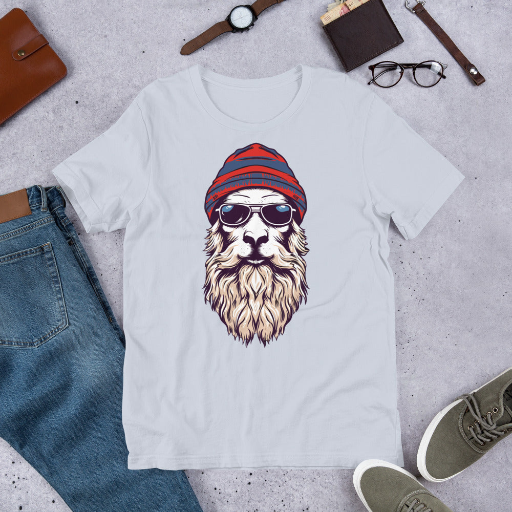 Beanie Llama Dreams Unisex t-shirt