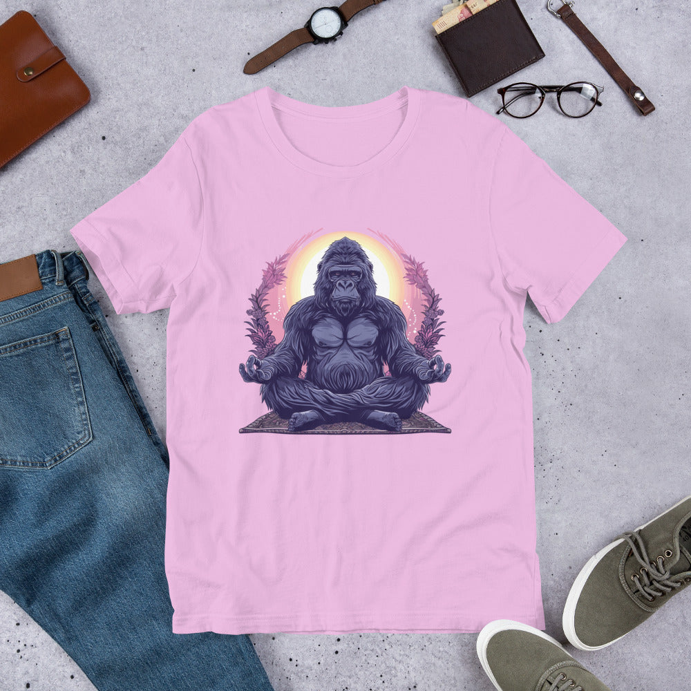 Tranquil Gorilla Unisex t-shirt