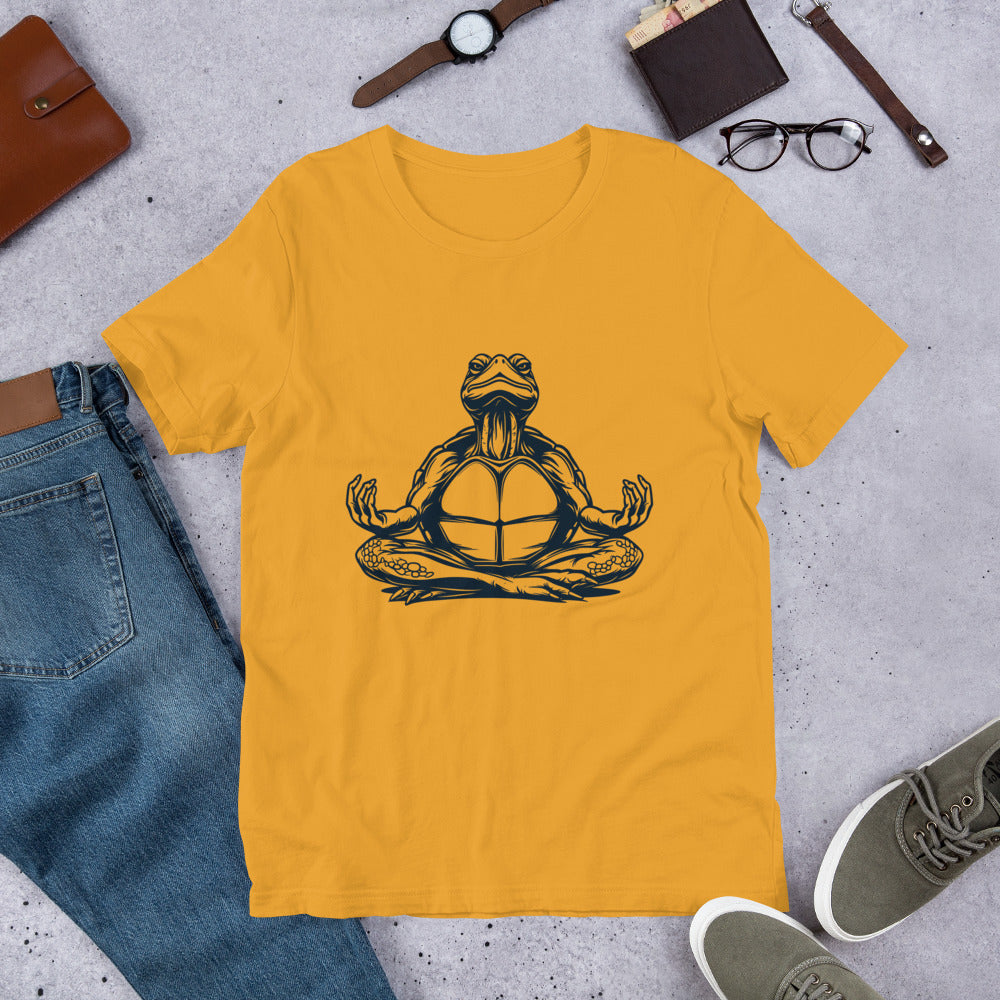 Zen Turtle Meditation Unisex t-shirt