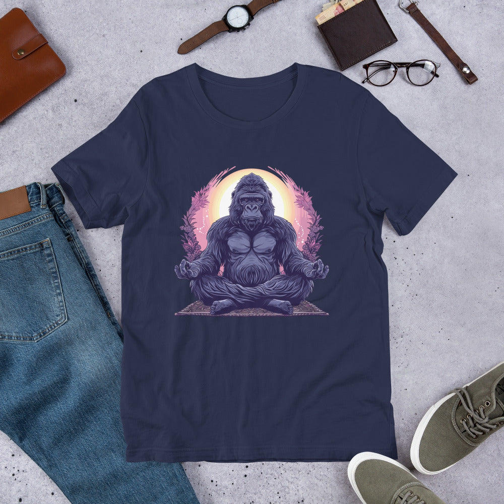 Tranquil Gorilla Unisex t-shirt