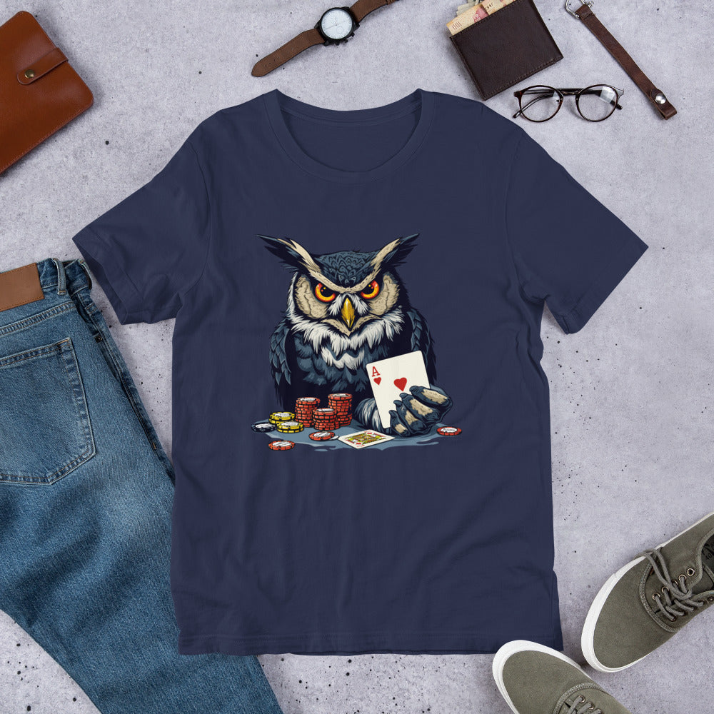 Black Jack Owl Unisex t-shirt