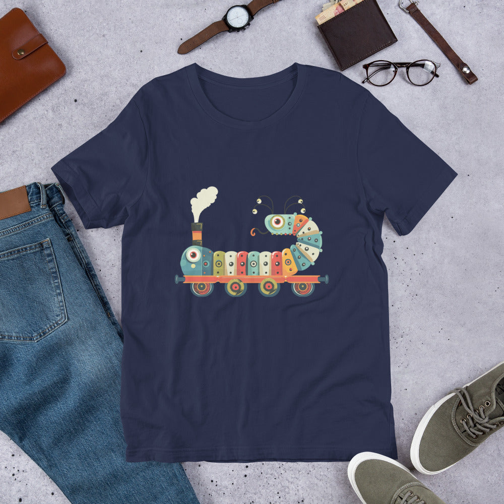 Caterpillar Locomotive Adventure Unisex t-shirt