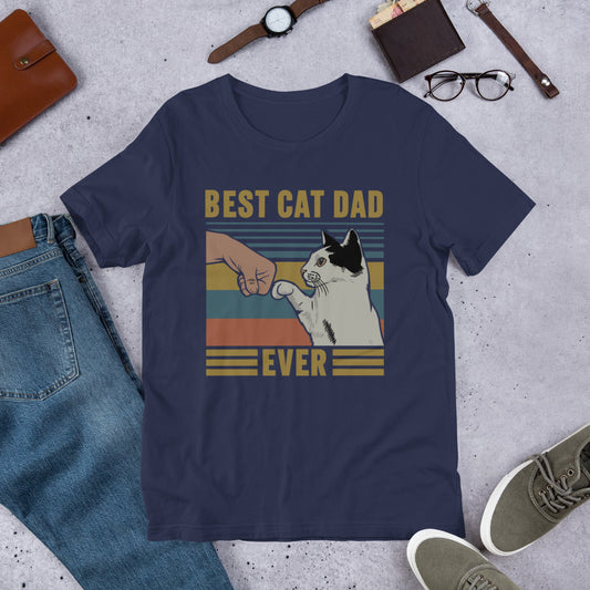 Best Cat Dad Ever Unisex t-shirt