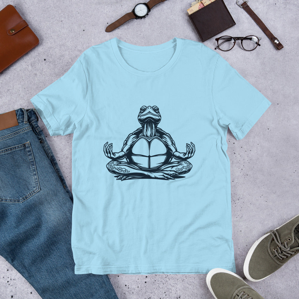 Zen Turtle Meditation Unisex t-shirt