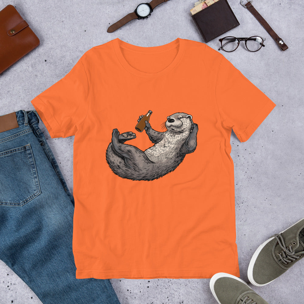 Otter Relaxation Unisex t-shirt