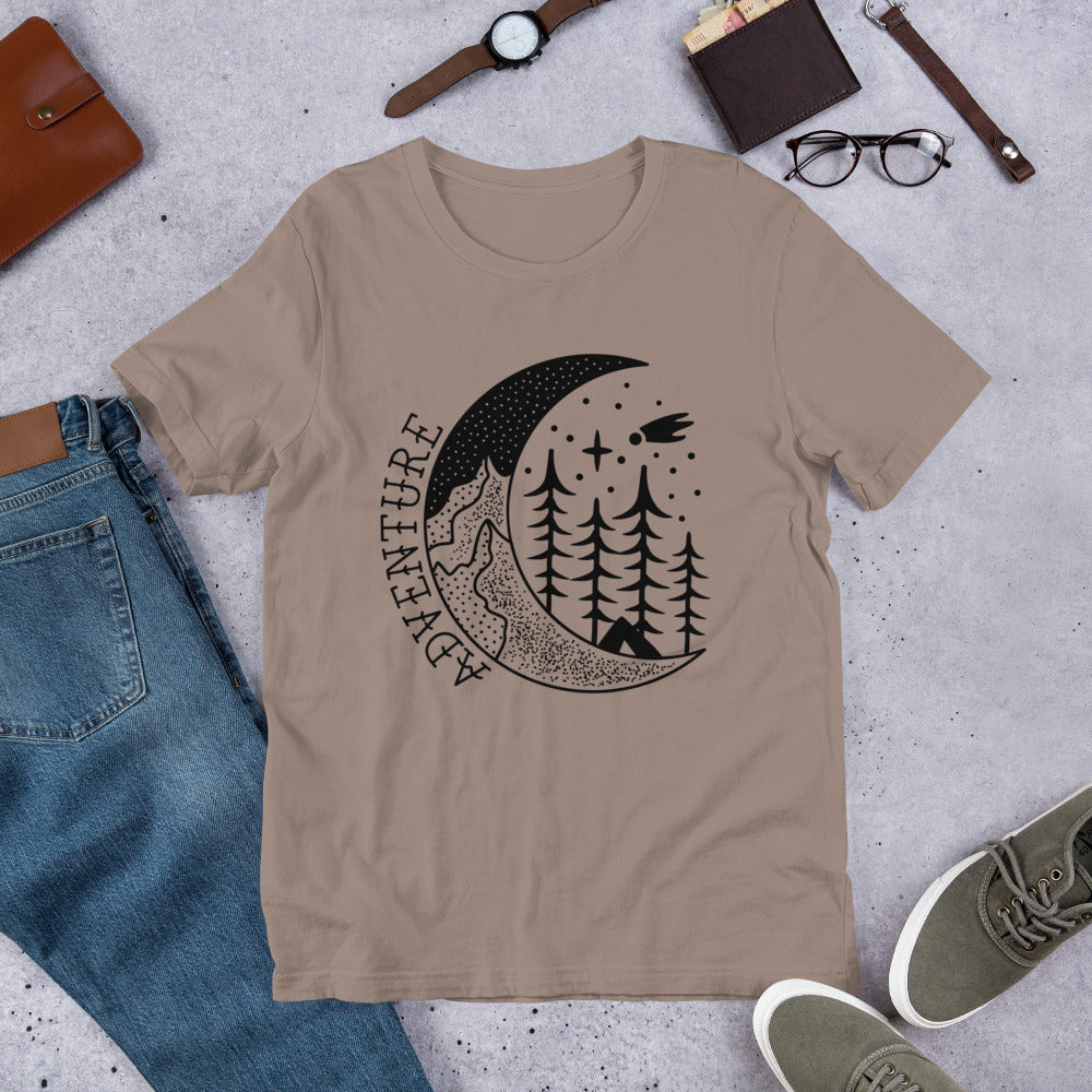 Adventure Moon Unisex t-shirt