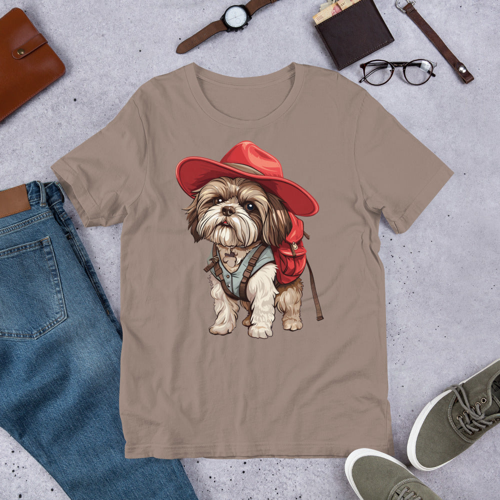 Adventurous Canine Explorer Unisex t-shirt