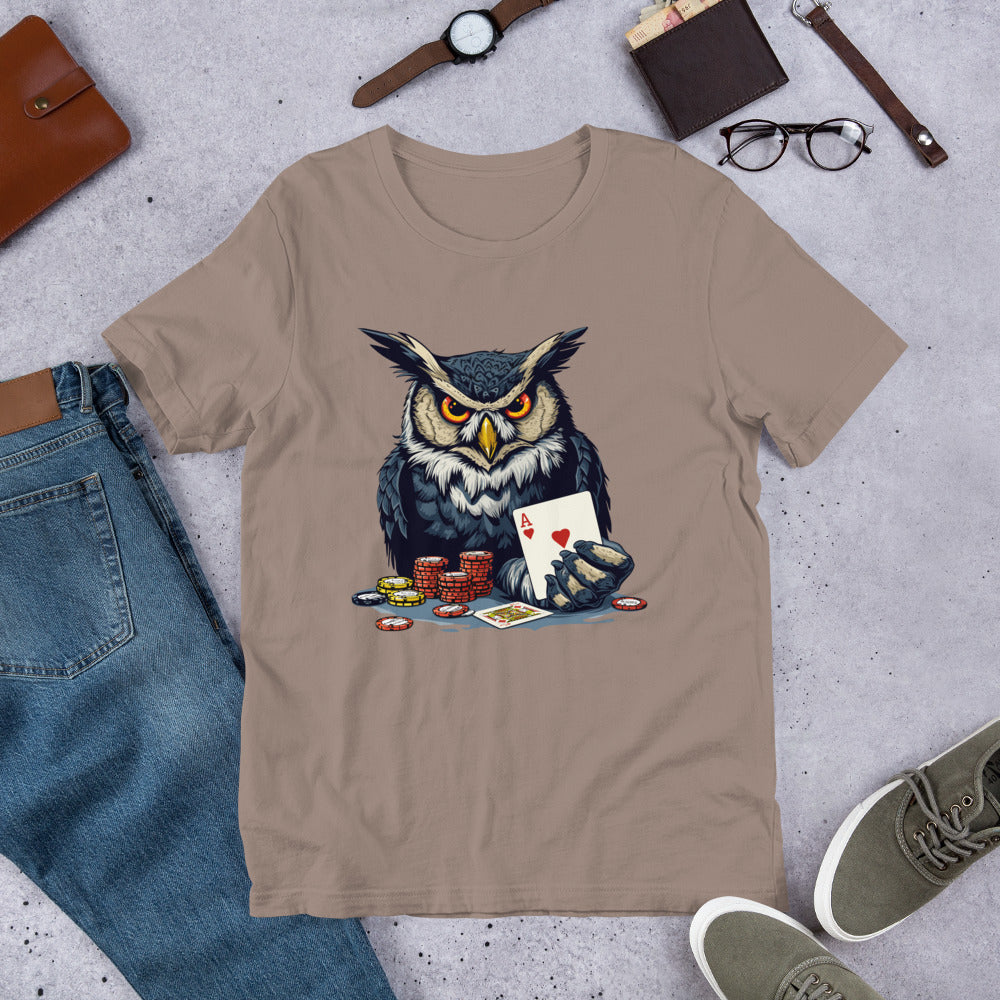 Black Jack Owl Unisex t-shirt