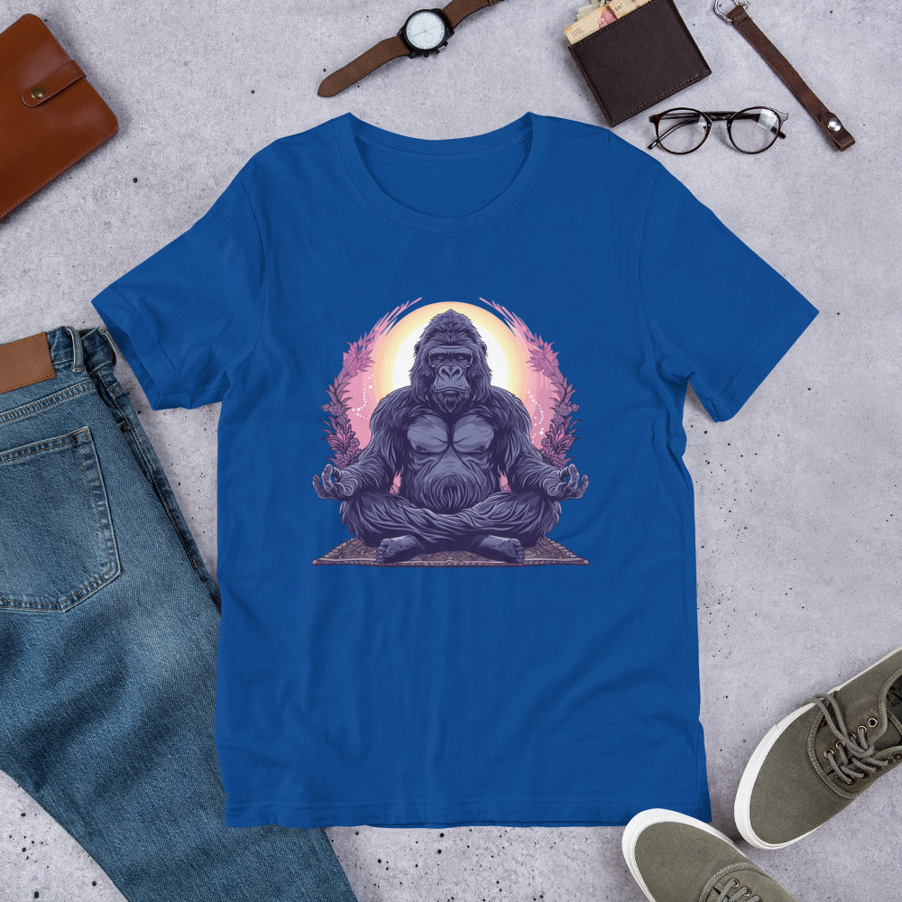 Tranquil Gorilla Unisex t-shirt