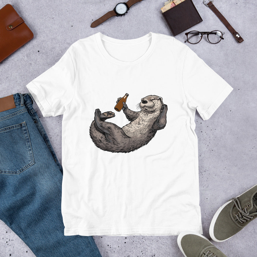 Otter Relaxation Unisex t-shirt