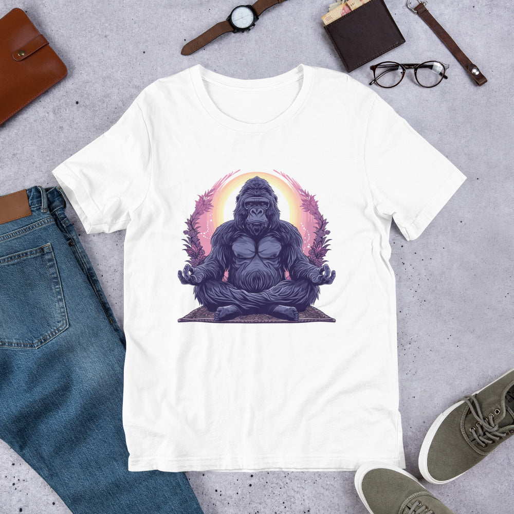 Tranquil Gorilla Unisex t-shirt