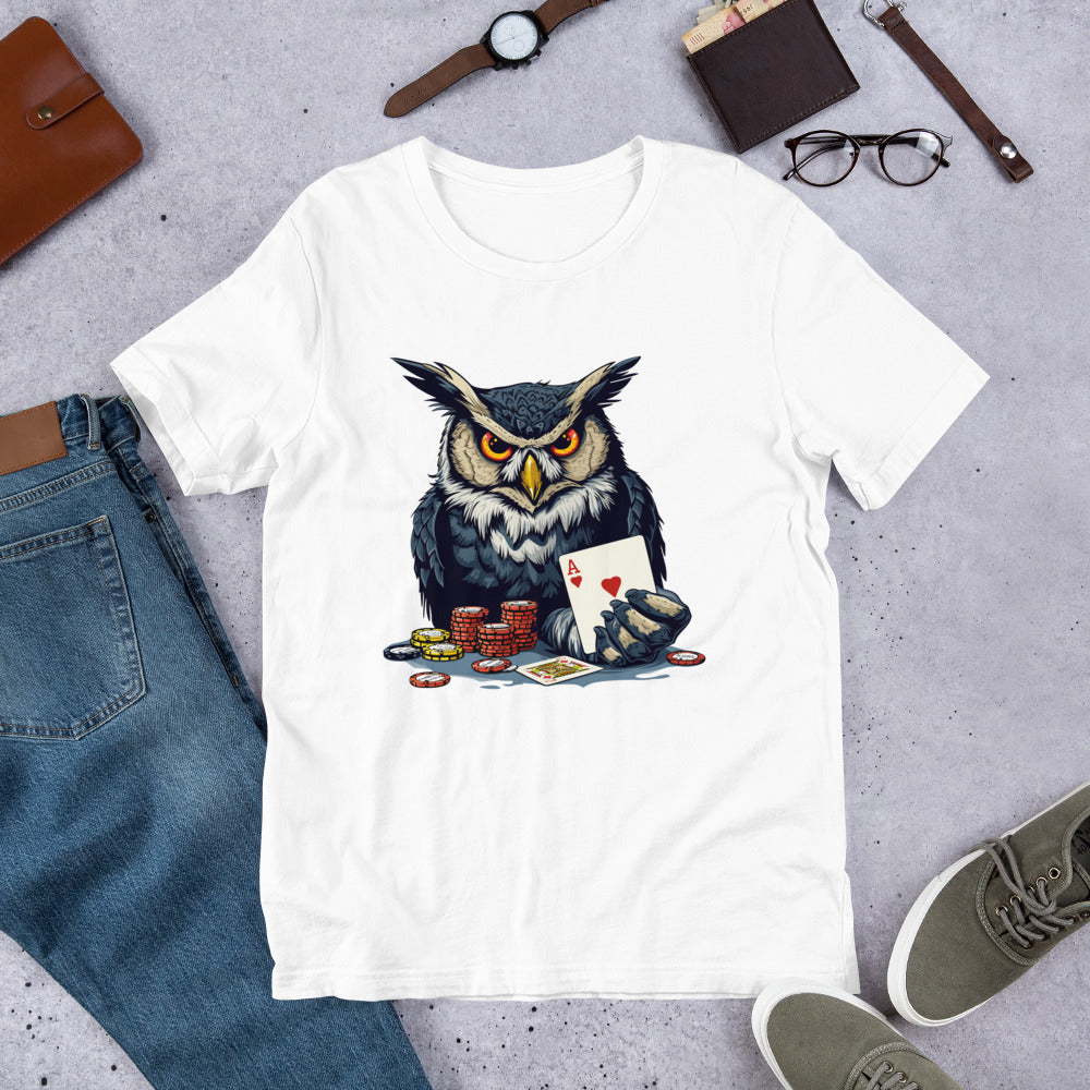 Black Jack Owl Unisex t-shirt