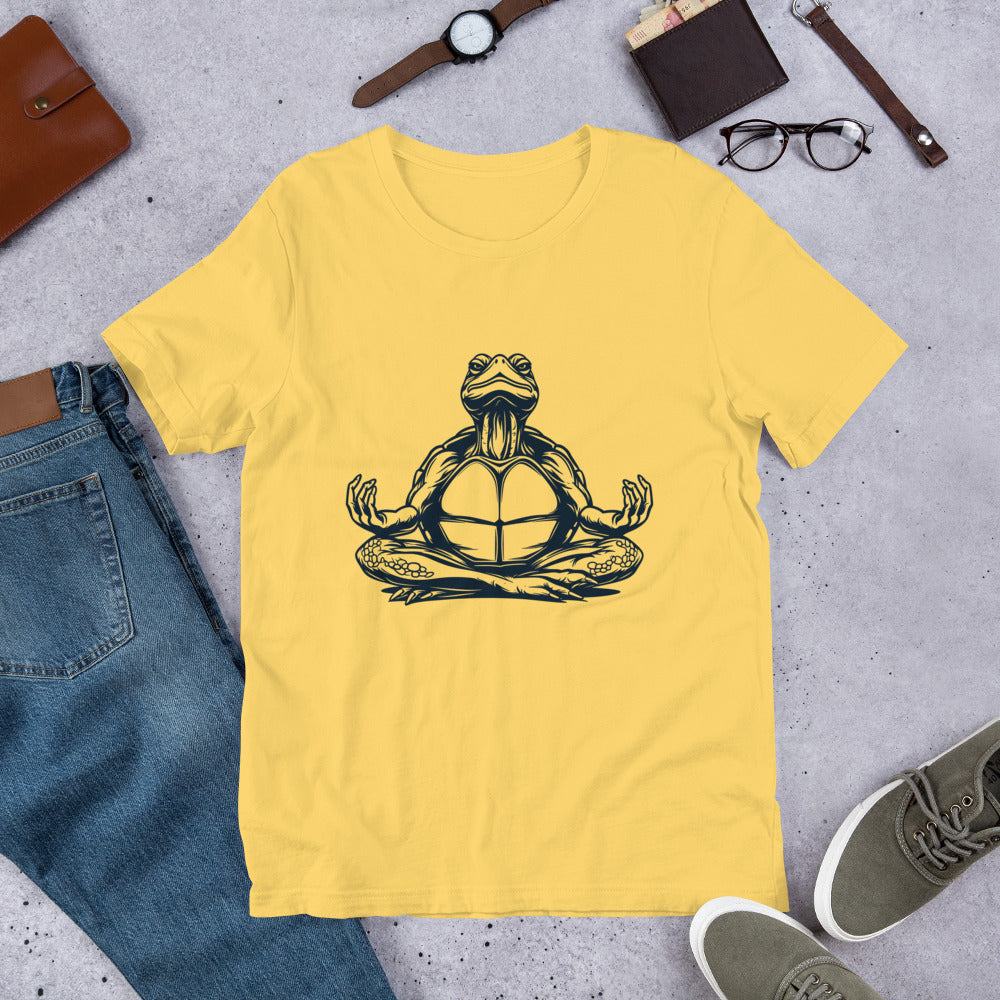 Zen Turtle Meditation Unisex t-shirt